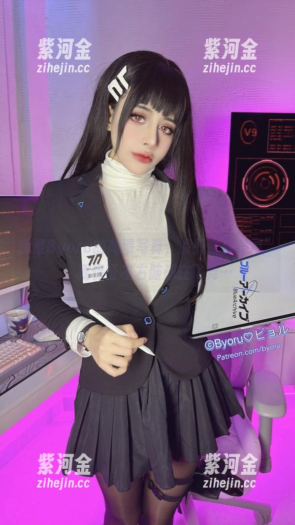 搜索Byoru的高清写真，点开“森美声”，我保证左右脑都在飞舞…