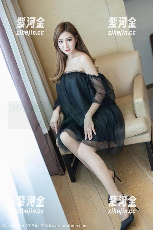 IMiss爱蜜社-于姬Una IMiss爱蜜社 - 黑色于姬Una:原图能否和我的期待加点点?
