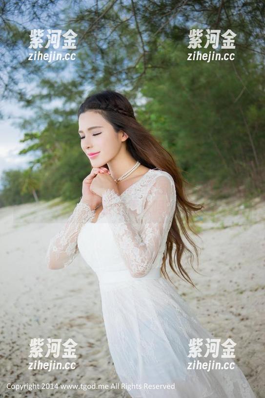 TGOD推女神-赵馨玥 TGOD推女神 - 赵馨玥原图:纯白真能拯救整个夏天吗?